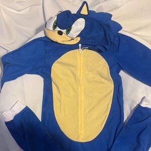 Sonic Blue and Yellow Kids Pajama onesie